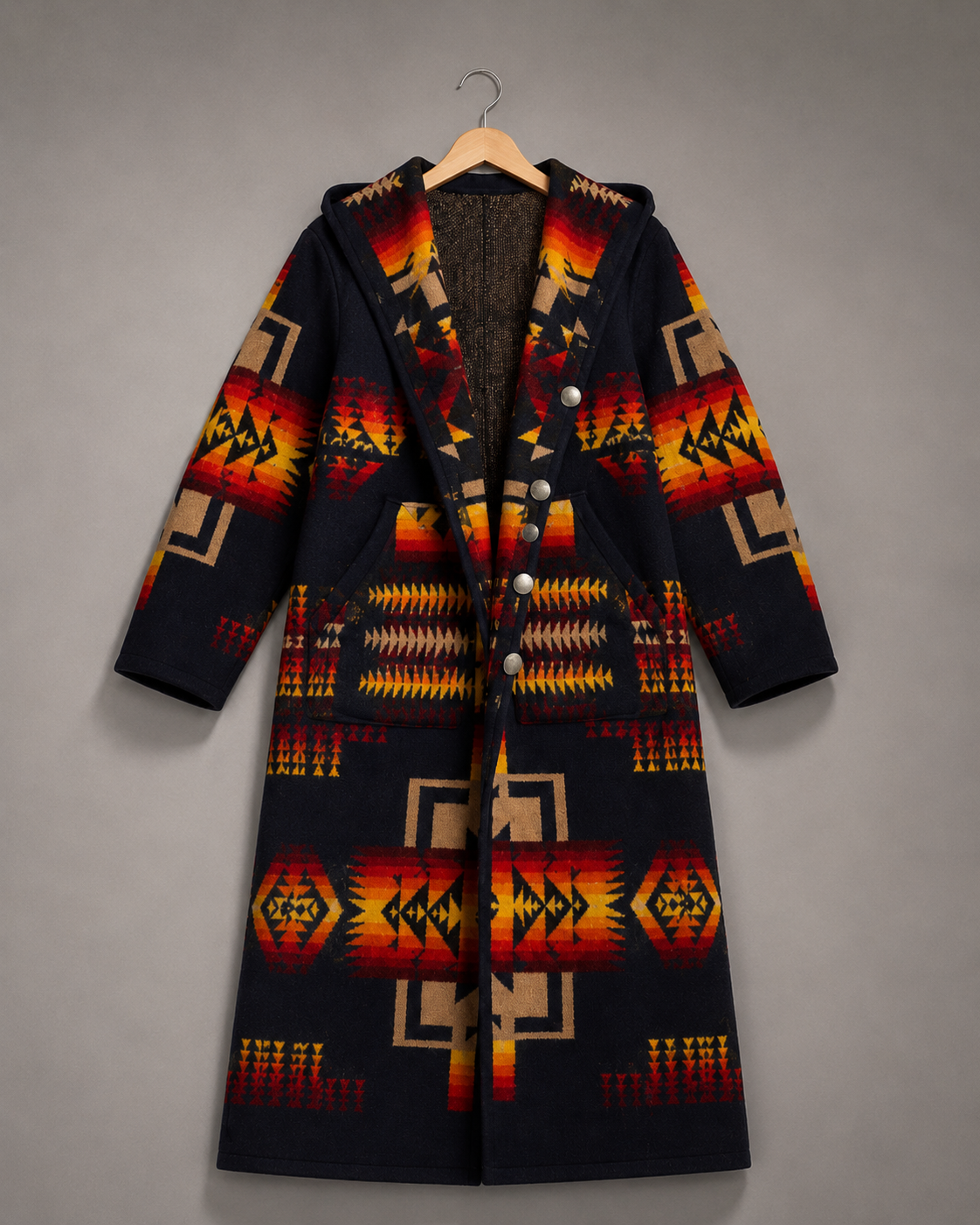Double-Breasted Wool Coat