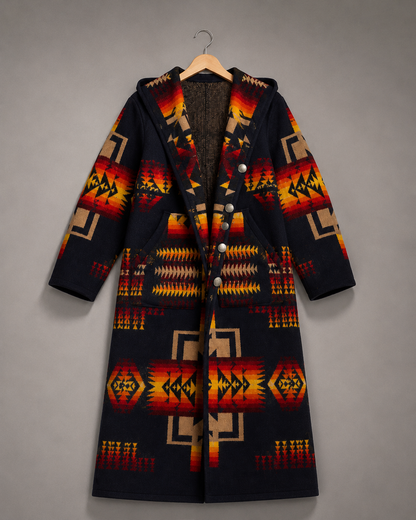 Double-Breasted Wool Coat