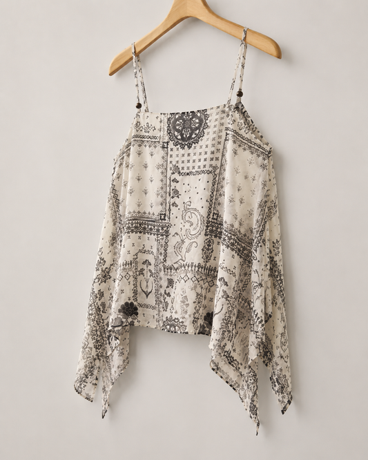Puff Sleeve Square Neck Blouse
