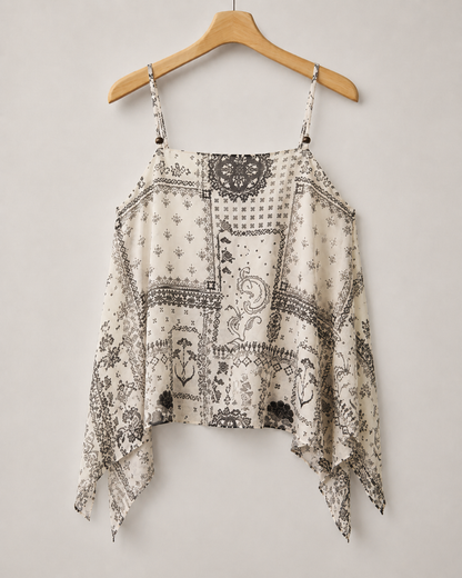 Puff Sleeve Square Neck Blouse